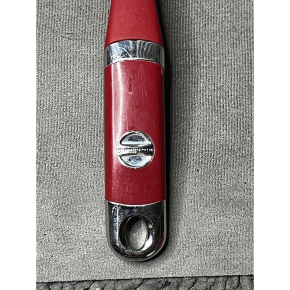 KitchenAid Empire Red Classic Slotted Turner Lifter Spatula Kitchen Utensil - Picture 3 of 7